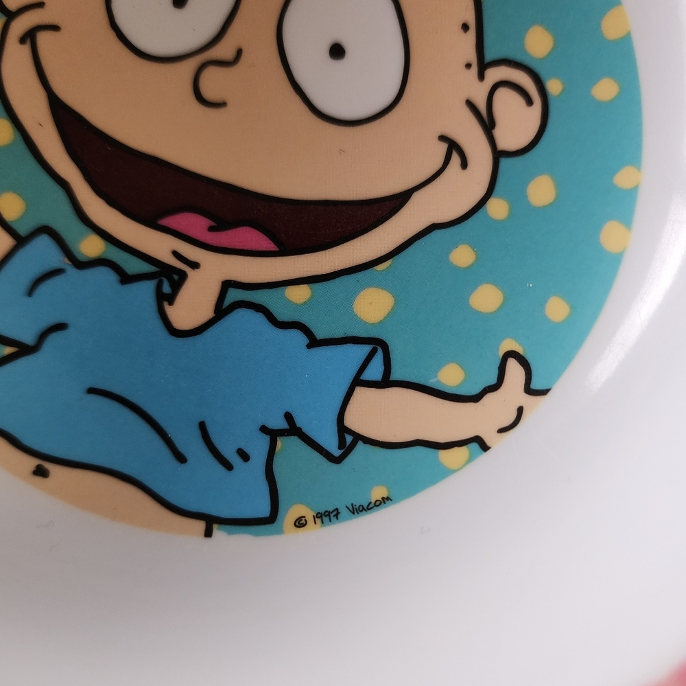 VTG 90s Rugrats Tommy Cereal Bowls - Lot of 2 - Picture 8 of 14